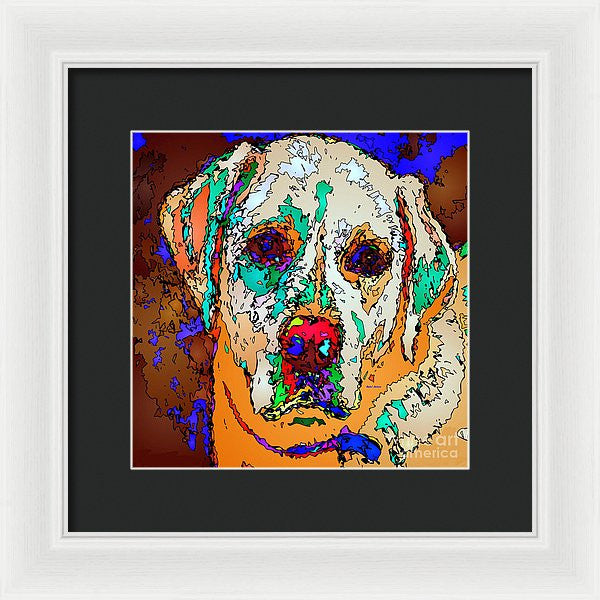 Framed Print - I Love You. Pet Series