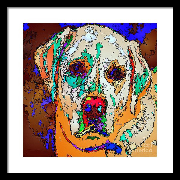 Framed Print - I Love You. Pet Series