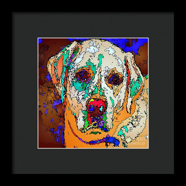 Framed Print - I Love You. Pet Series