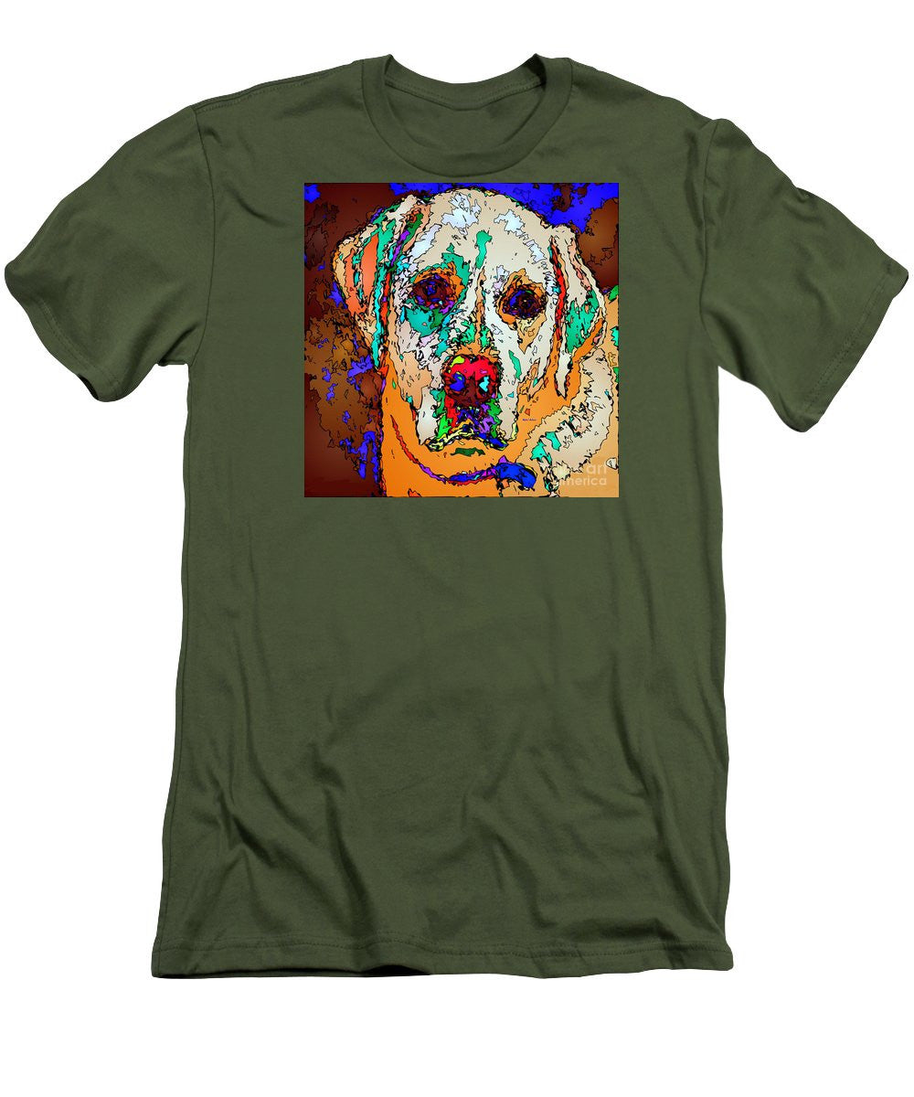 Men's T-Shirt (Slim Fit) - I Love You. Pet Series