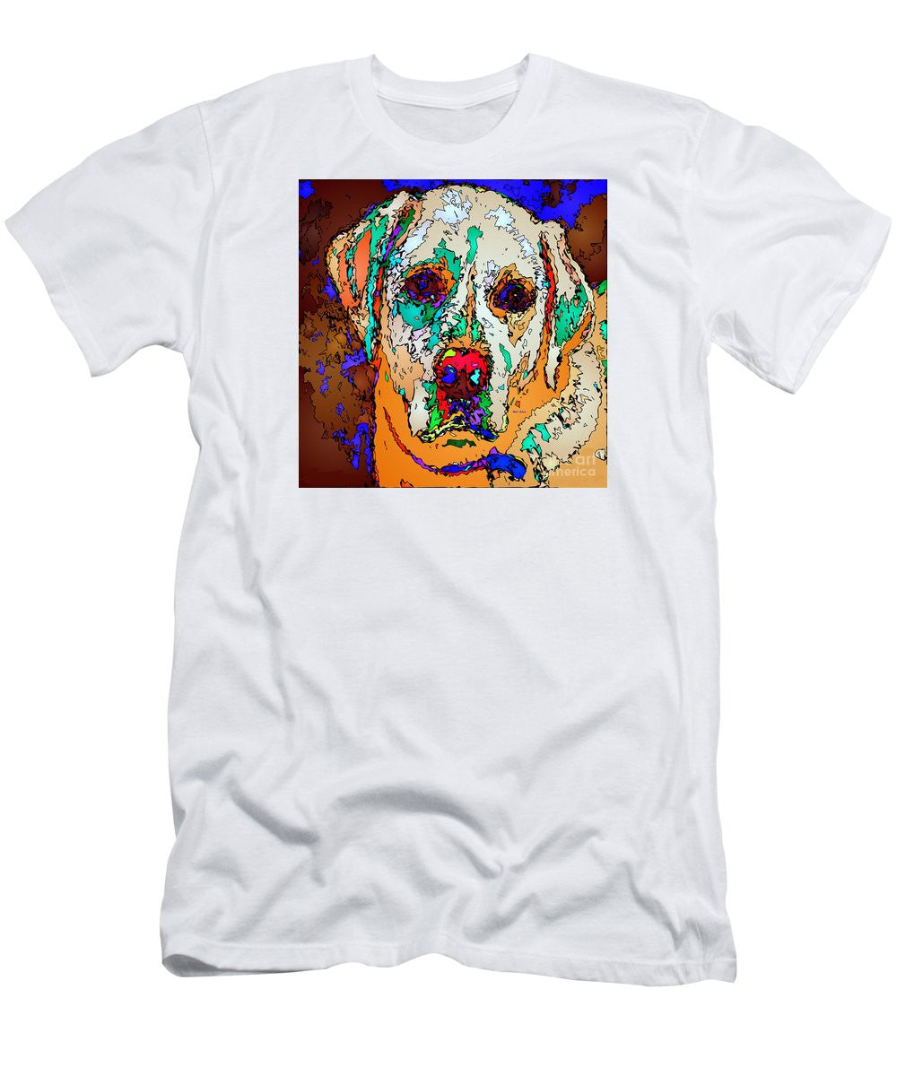 Men's T-Shirt (Slim Fit) - I Love You. Pet Series