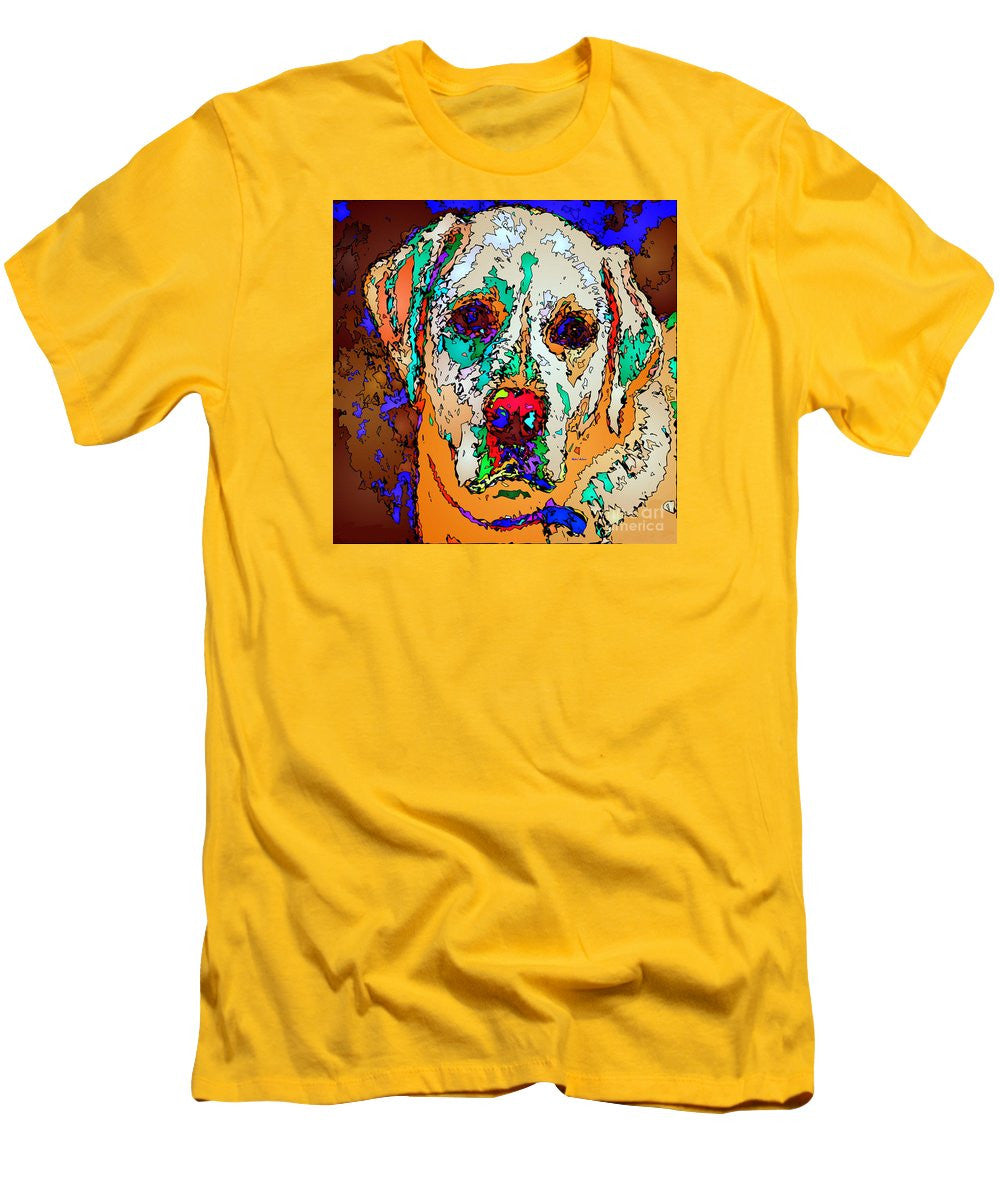 Men's T-Shirt (Slim Fit) - I Love You. Pet Series