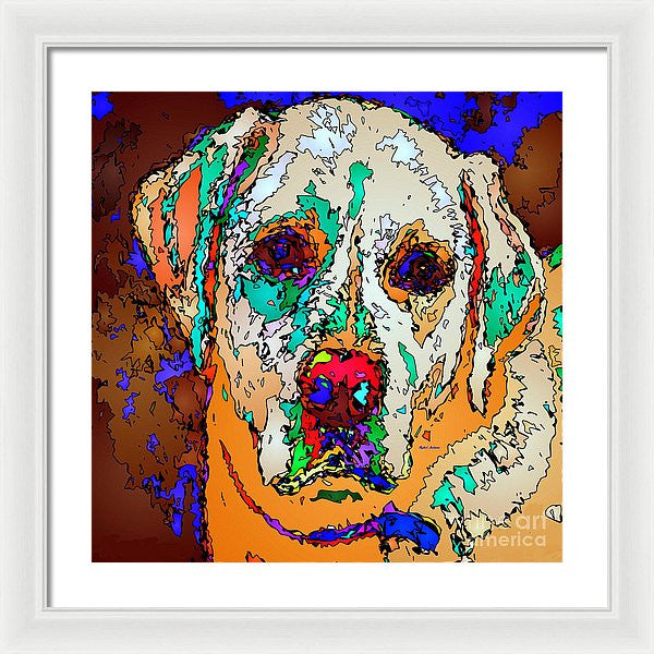 Framed Print - I Love You. Pet Series