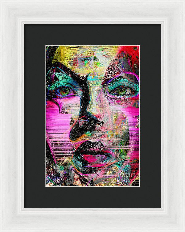 Framed Print - I Put A Little Too Much