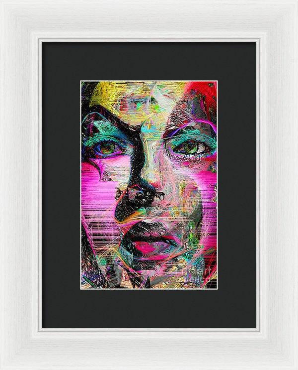 Framed Print - I Put A Little Too Much