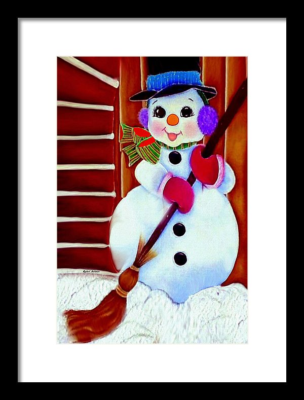 I Will Clean Your Snow For Free - Framed Print