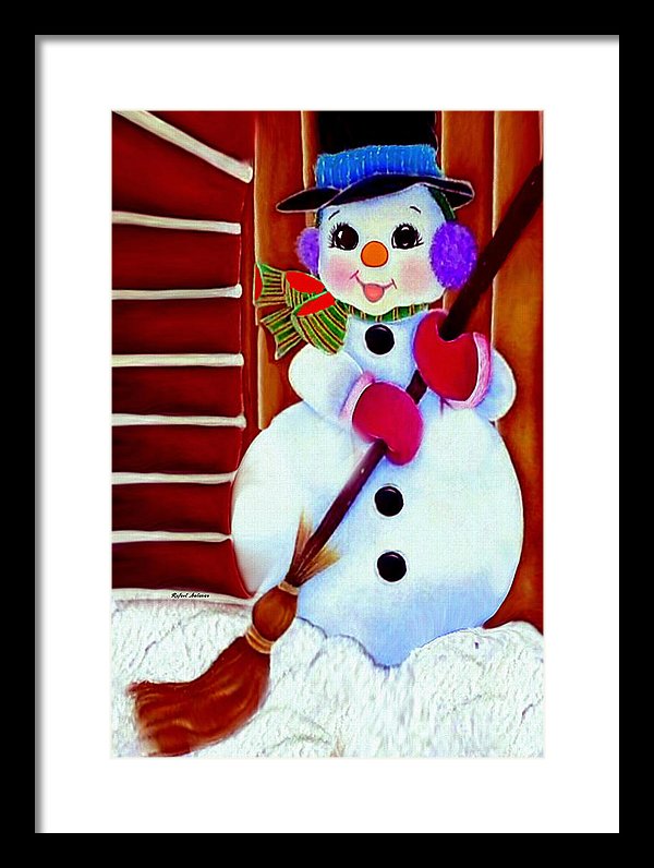 I Will Clean Your Snow For Free - Framed Print