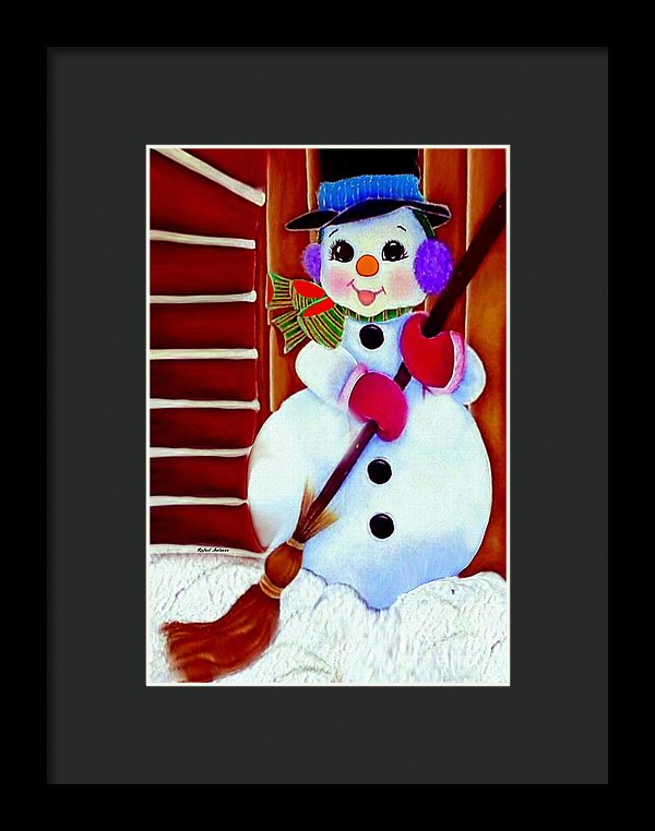 I Will Clean Your Snow For Free - Framed Print