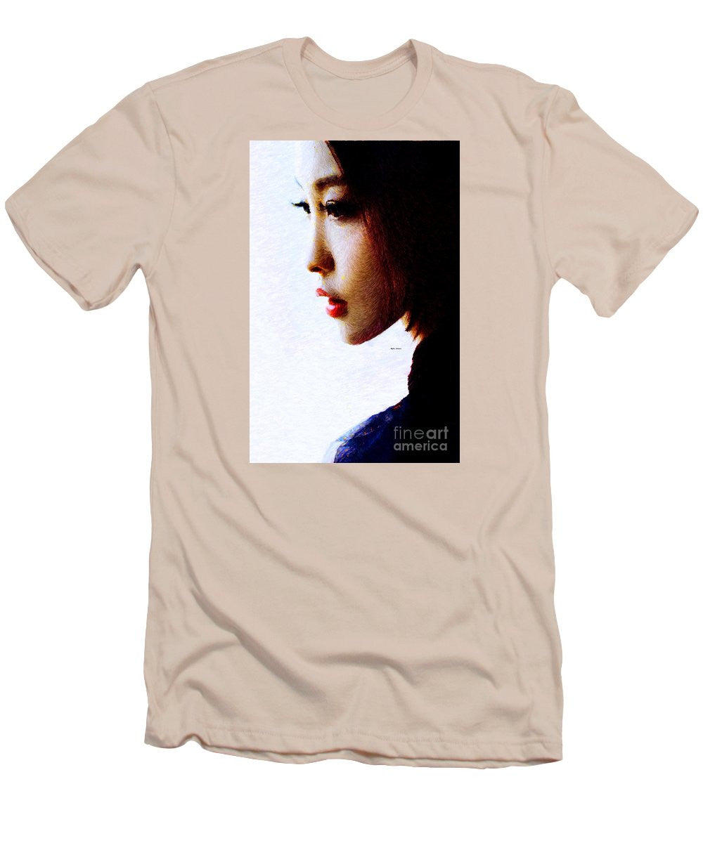 T-shirt pour homme (coupe ajustée) - Dans un pays lointain