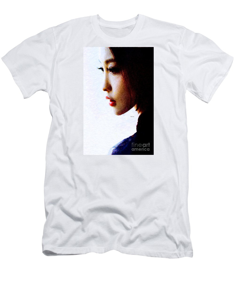 T-shirt pour homme (coupe ajustée) - Dans un pays lointain