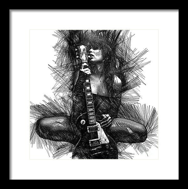 Framed Print - In Love With Music