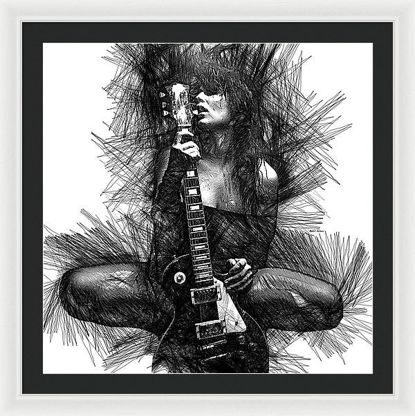 Framed Print - In Love With Music