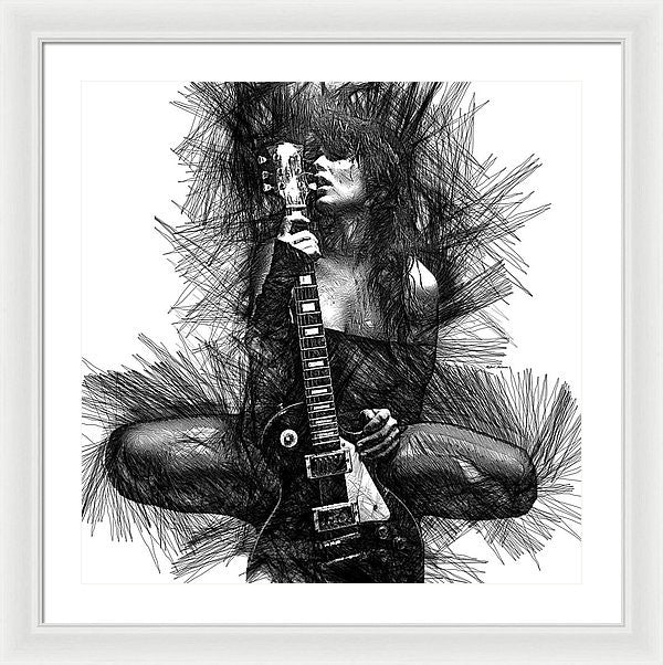 Framed Print - In Love With Music