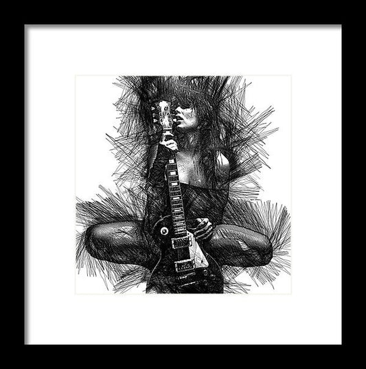 Framed Print - In Love With Music