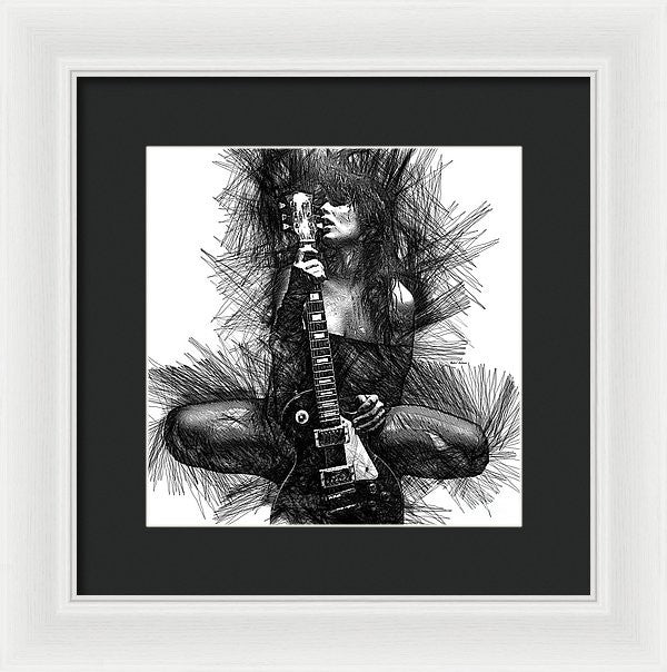 Framed Print - In Love With Music