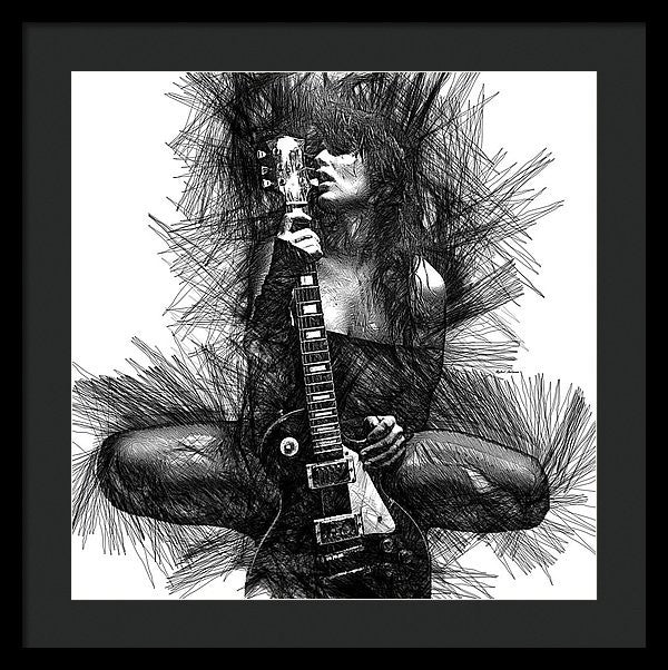 Framed Print - In Love With Music