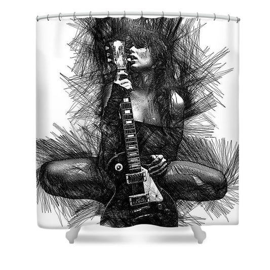 Shower Curtain - In Love With Music