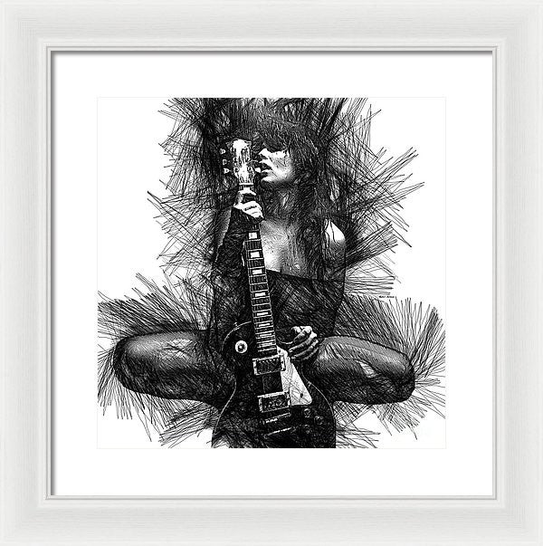 Framed Print - In Love With Music