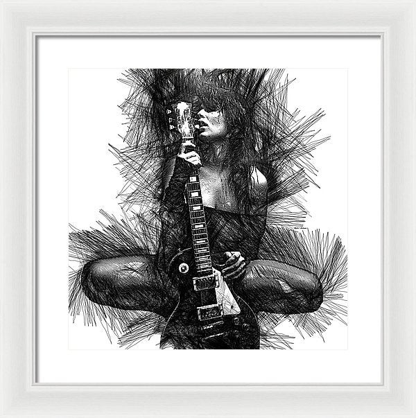 Framed Print - In Love With Music