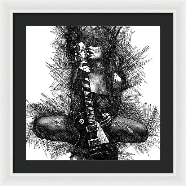 Framed Print - In Love With Music