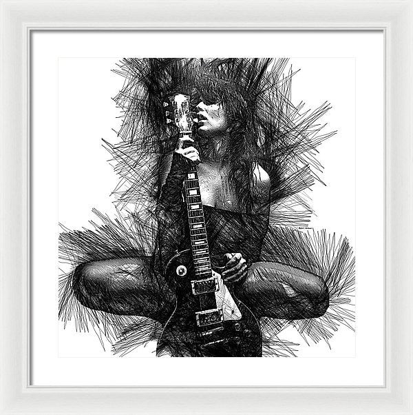 Framed Print - In Love With Music