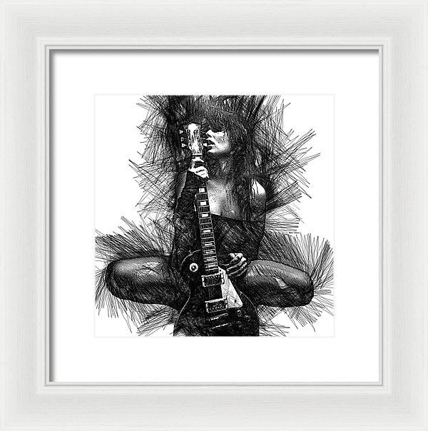 Framed Print - In Love With Music