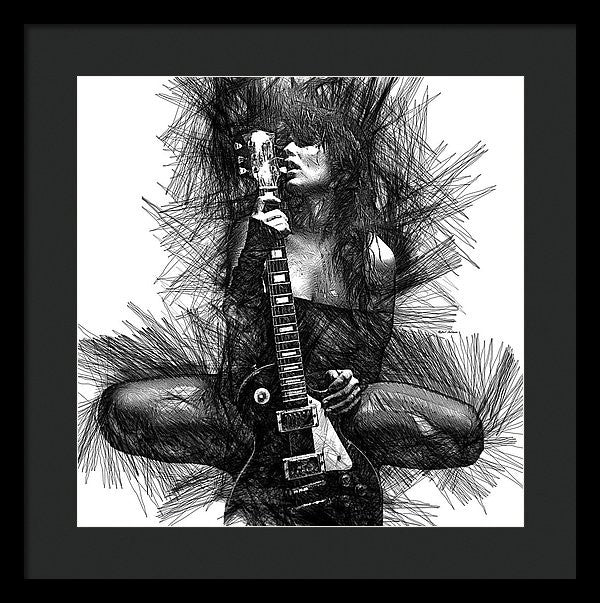 Framed Print - In Love With Music