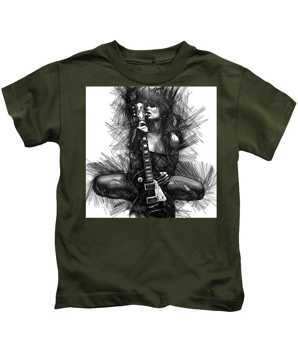 T-shirt pour enfants - Amoureux de la musique