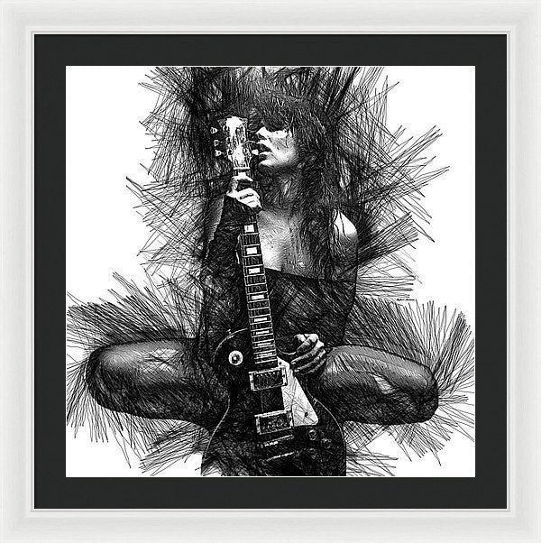 Framed Print - In Love With Music