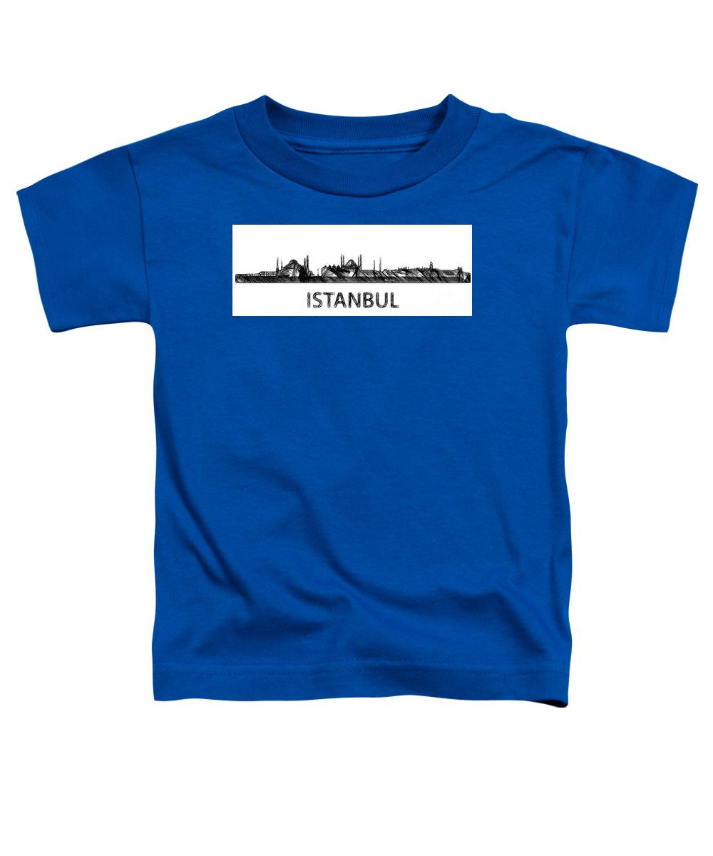 Toddler T-Shirt - Istanbul Silouhette Sketch