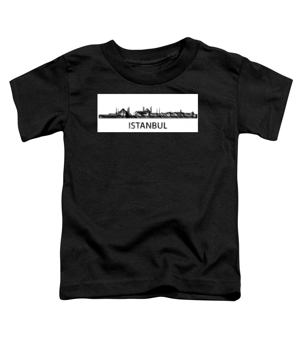 Toddler T-Shirt - Istanbul Silouhette Sketch