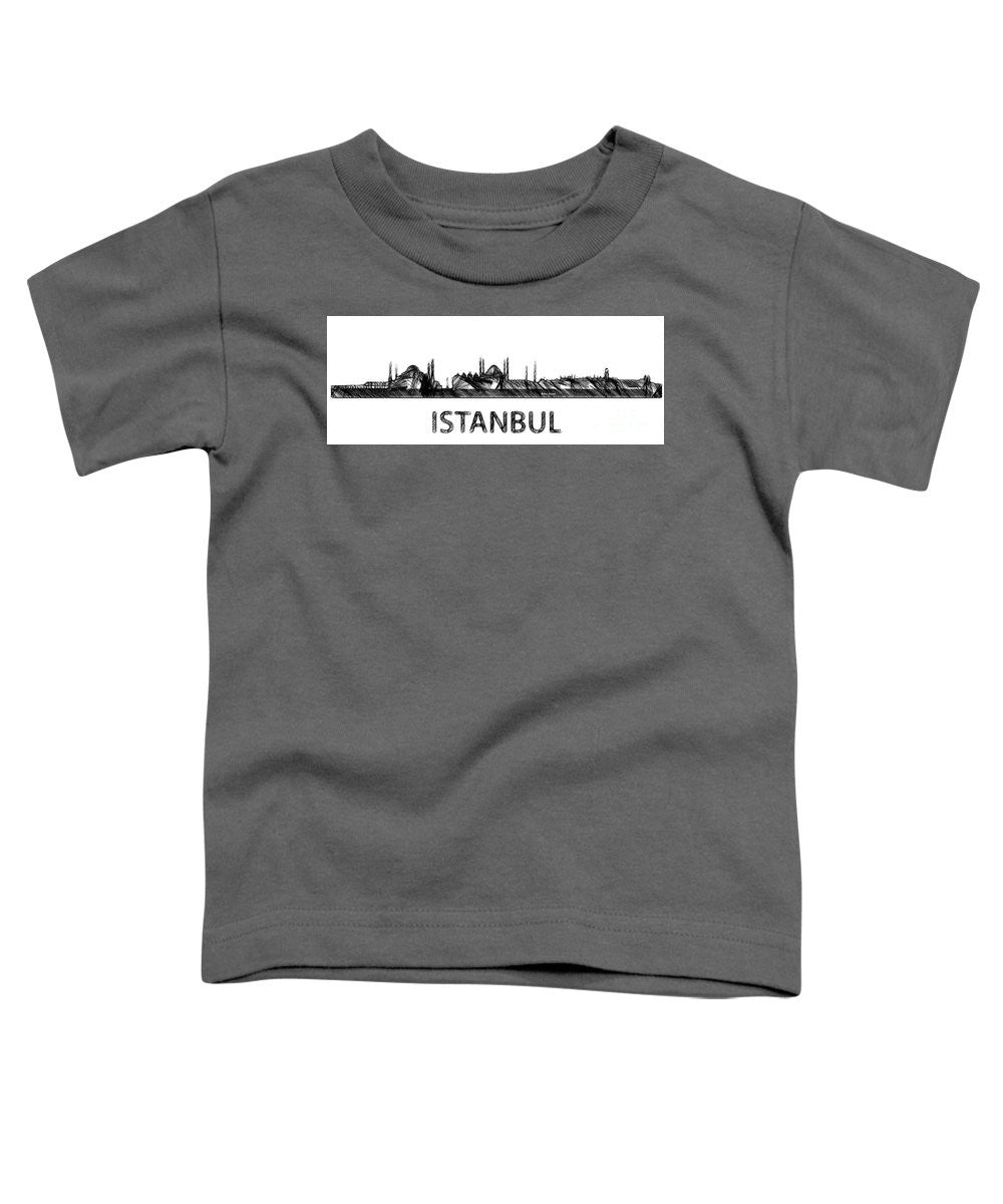 Toddler T-Shirt - Istanbul Silouhette Sketch