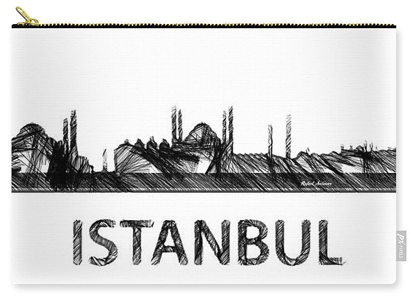 Carry-All Pouch - Istanbul Silouhette Sketch