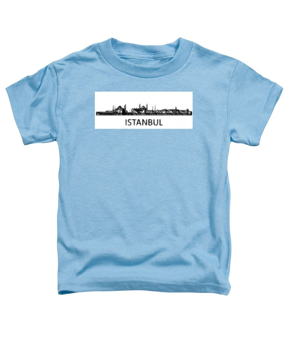 Toddler T-Shirt - Istanbul Silouhette Sketch