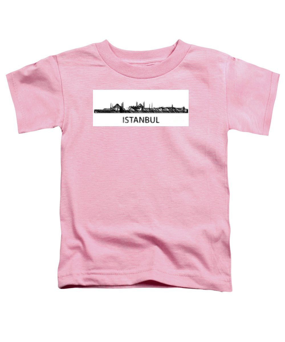 Toddler T-Shirt - Istanbul Silouhette Sketch