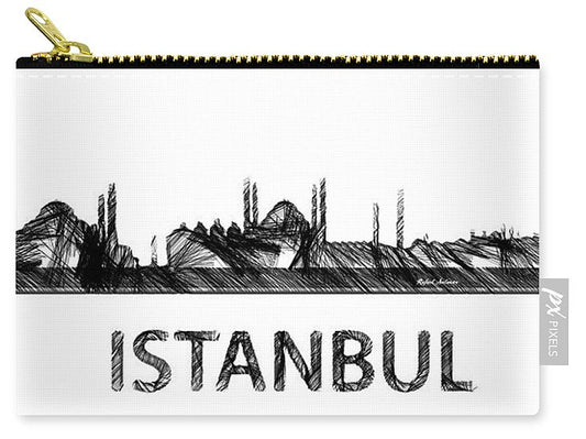 Carry-All Pouch - Istanbul Silouhette Sketch