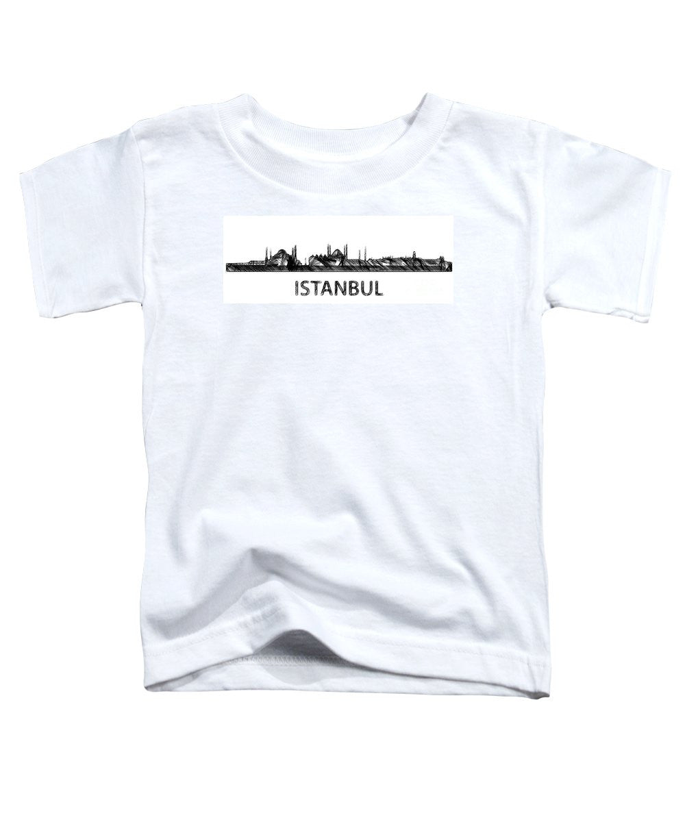 Toddler T-Shirt - Istanbul Silouhette Sketch