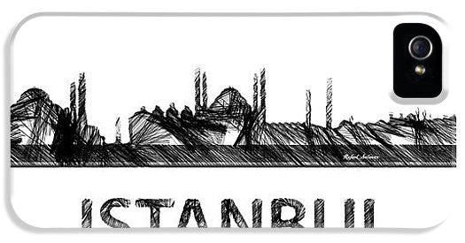 Phone Case - Istanbul Silouhette Sketch
