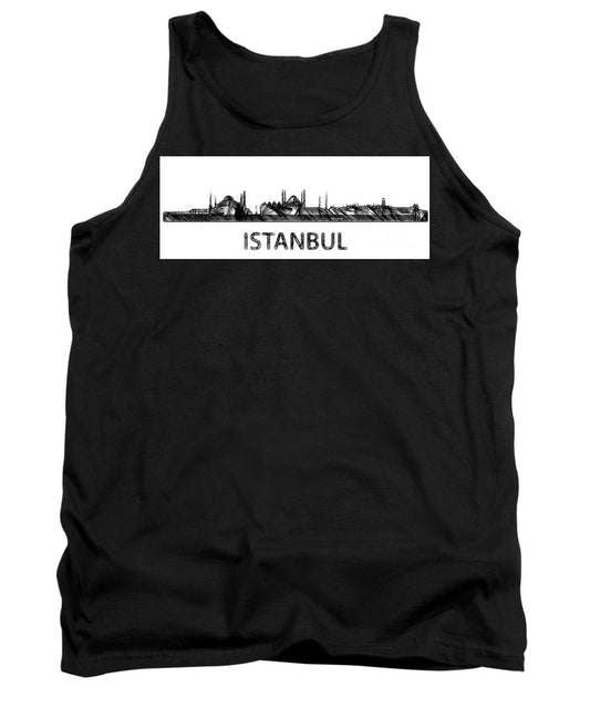 Tank Top - Istanbul Silouhette Sketch