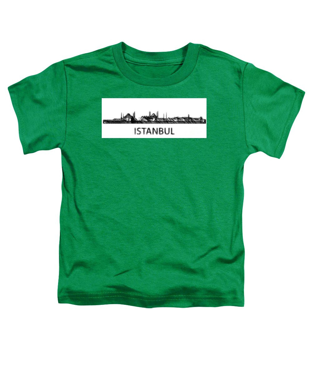 Toddler T-Shirt - Istanbul Silouhette Sketch