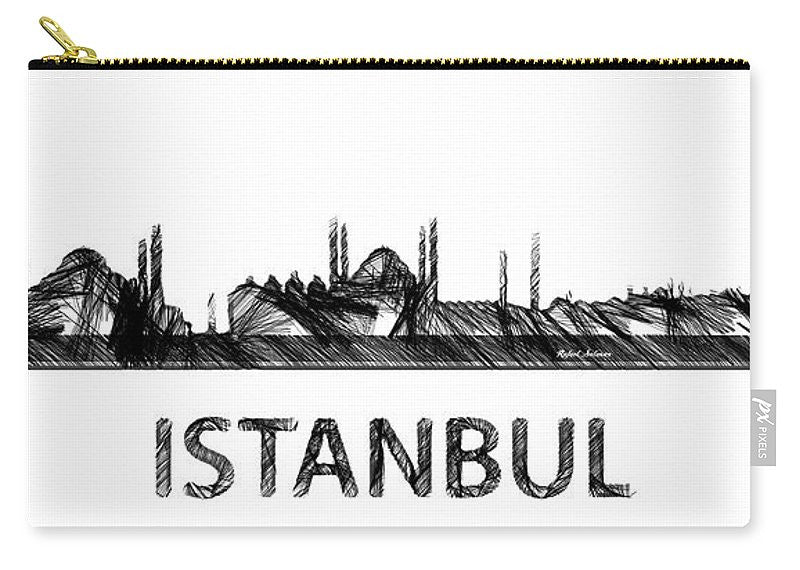 Carry-All Pouch - Istanbul Silouhette Sketch