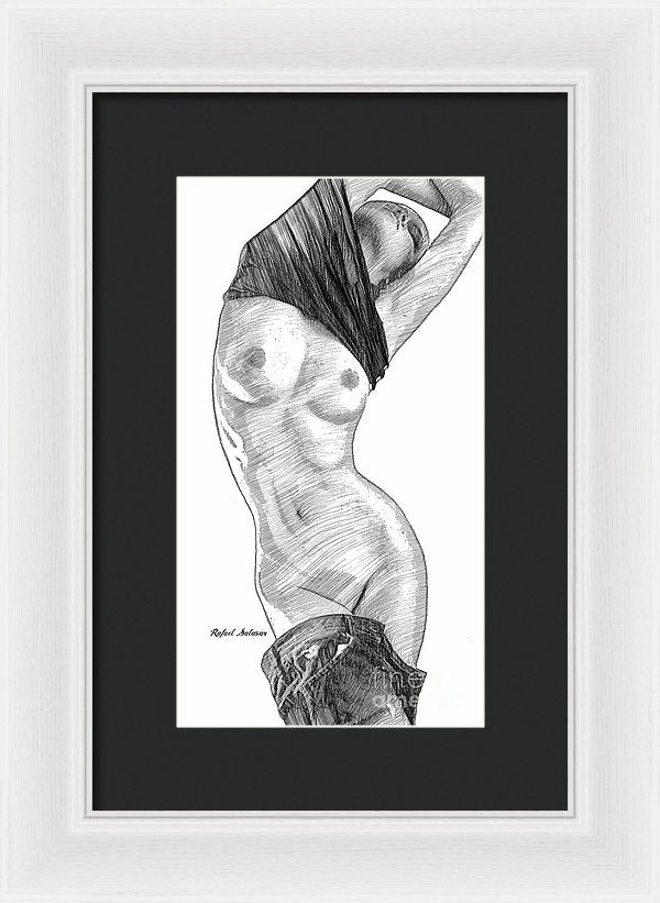 It's Too Warm For Me - Framed Print