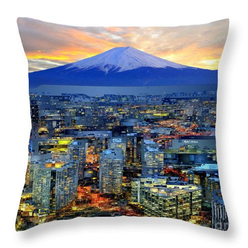 Throw Pillow - Japan Mount _fuji
