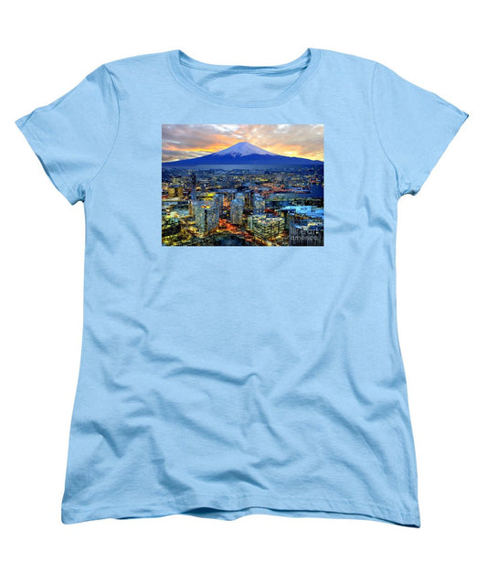 T-shirt femme (coupe standard) - Mont Fuji Japon