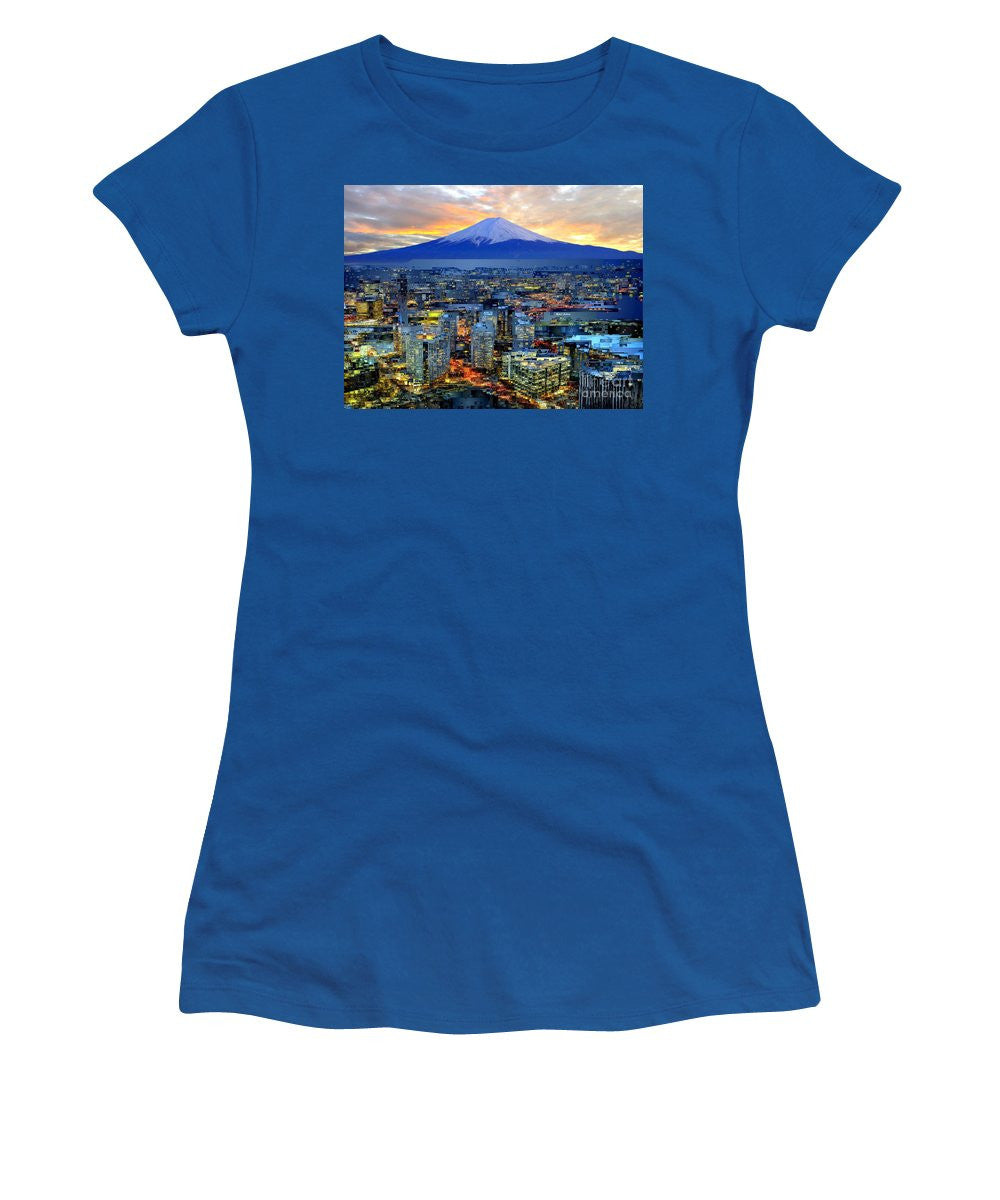 Women's T-Shirt (Junior Cut) - Japan Mount _fuji