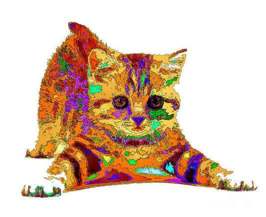 Art Print - Jelly Bean The Kitty. Pet Series