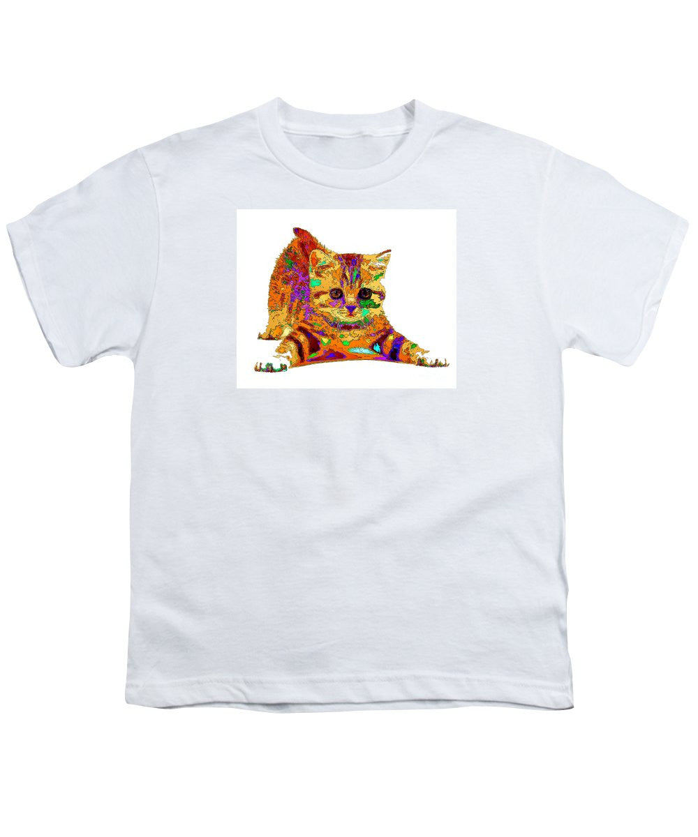 Youth T-Shirt - Jelly Bean The Kitty. Pet Series