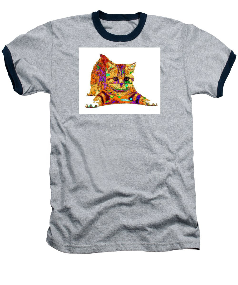 Baseball T-Shirt - Jelly Bean The Kitty. Pet Series