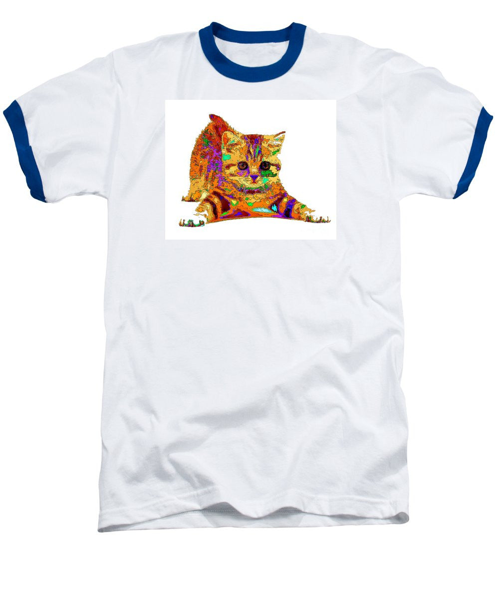 Baseball T-Shirt - Jelly Bean The Kitty. Pet Series