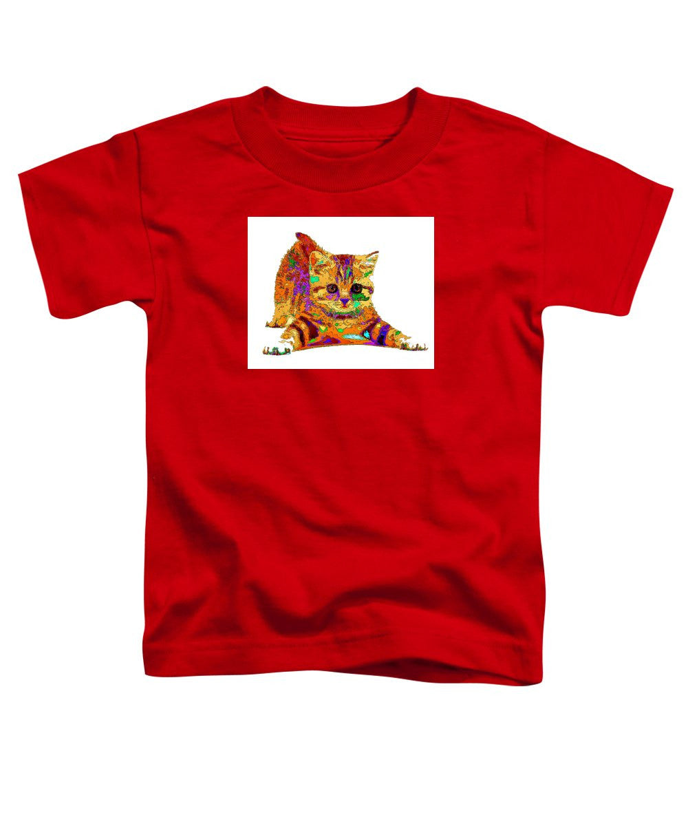 T-shirt pour tout-petits – Jelly Bean The Kitty. Série Pet